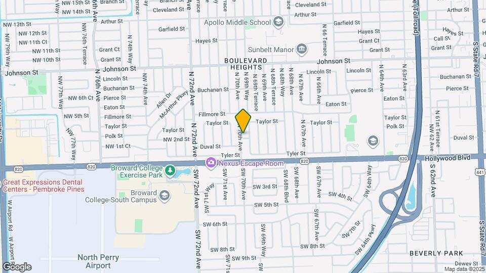 301 N 70th Ave Map and Location Details