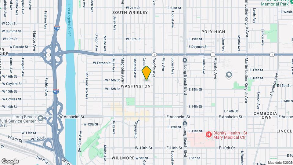 1516 Cedar Ave Map and Location Details