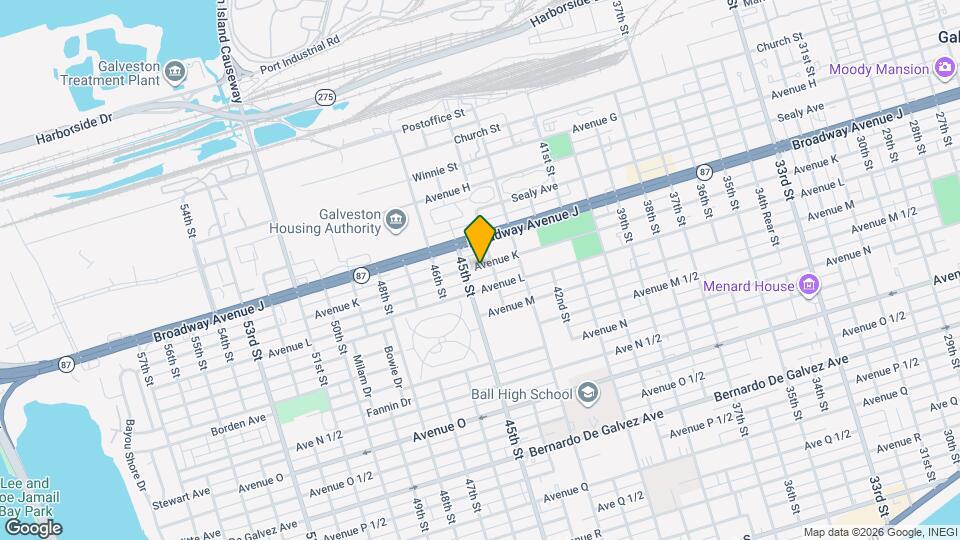 4409 Avenue K Mapa y Detalles de la Ubicación