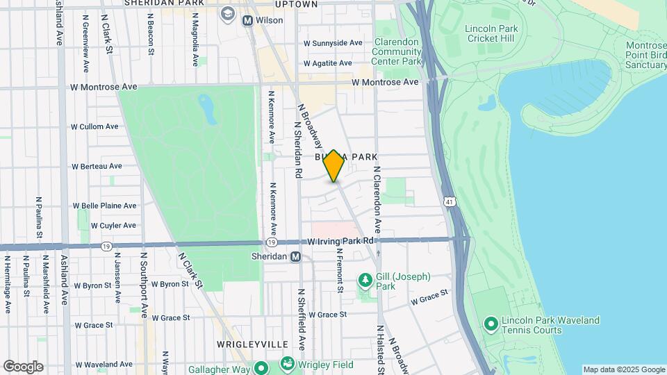 906 W Belle Plaine Ave Map and Location Details