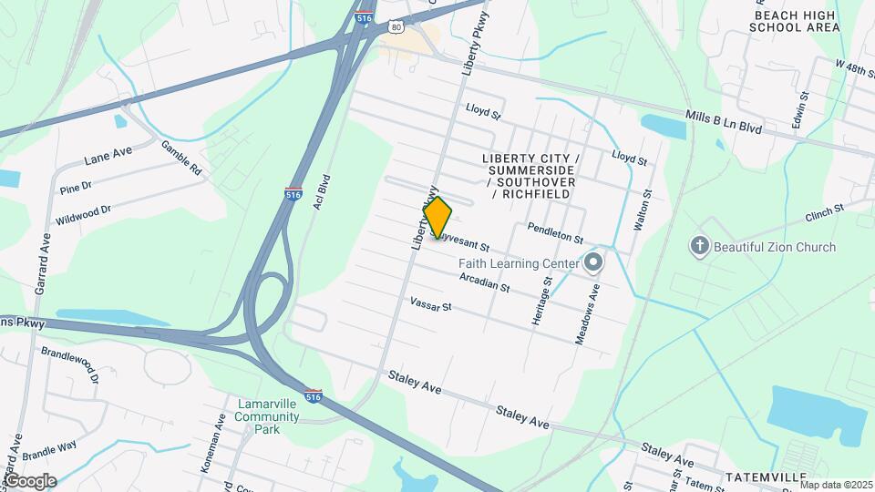 1810 Tubman St Map and Location Details