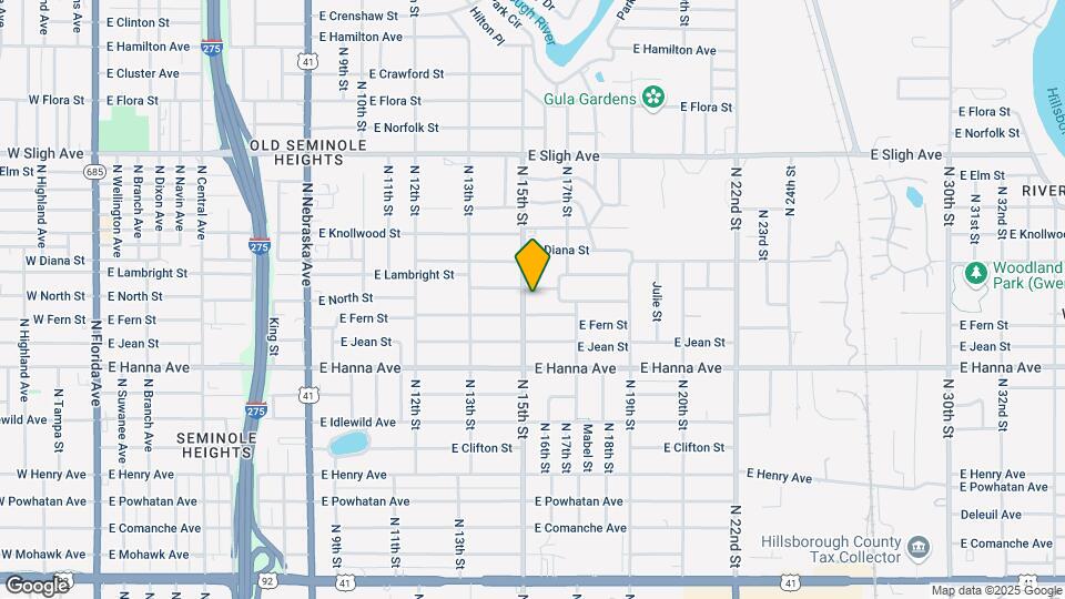 6405 N 15th St Map and Location Details