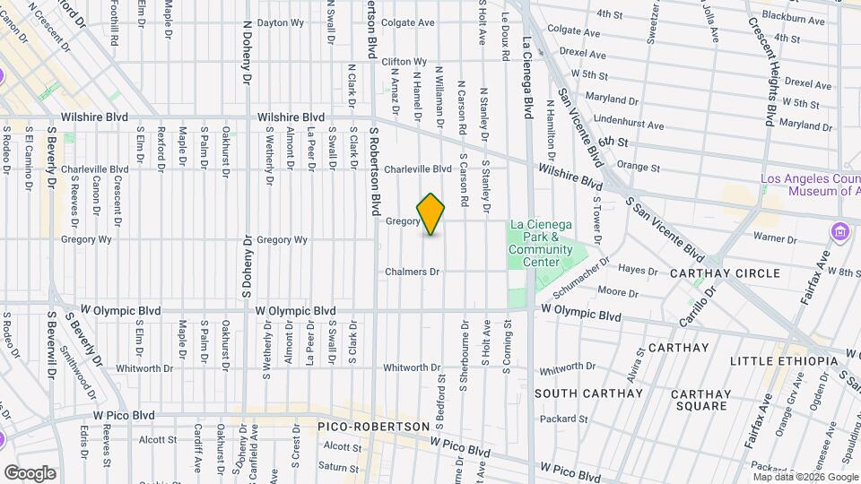 824 S Shenandoah St Map and Location Details