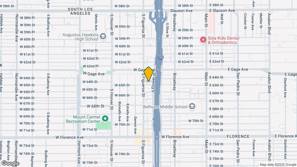 445 W 65th St, Unit 445 Map and Location Details