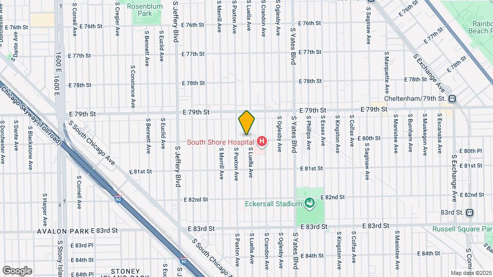 7958 S Luella Ave Map and Location Details