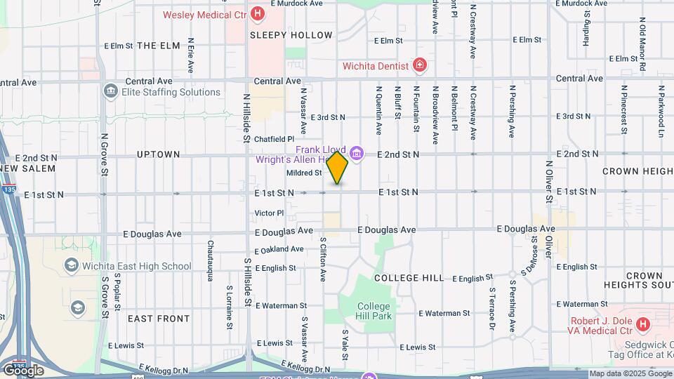 3622 E 1st St N Map and Location Details