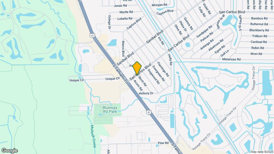 7472 San Carlos Blvd Mapa y Detalles de la Ubicación