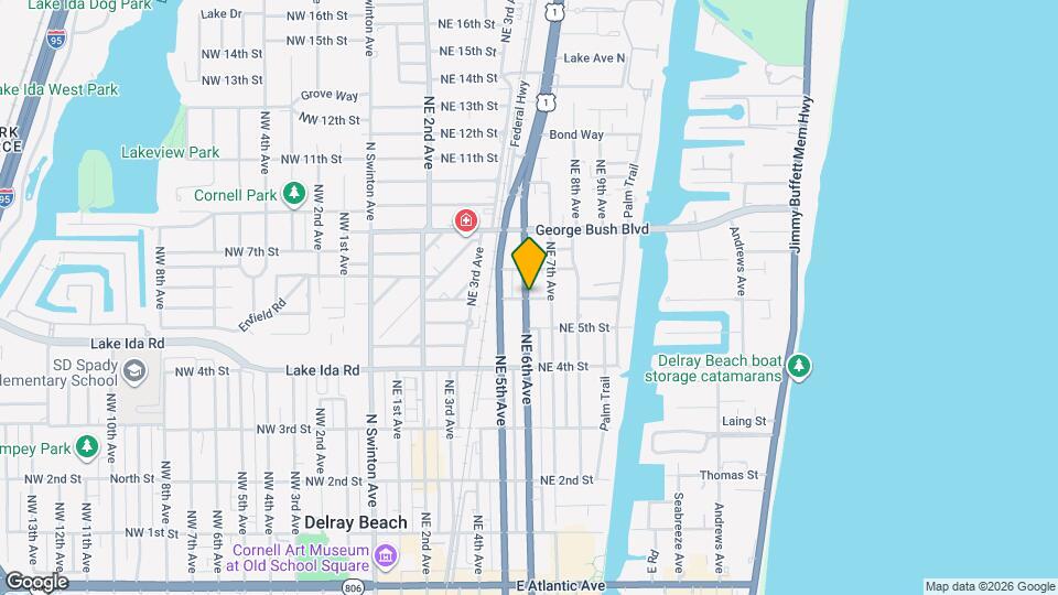 609 NE 6th St Map and Location Details