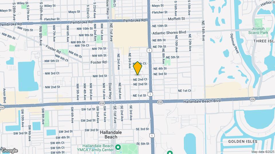 332 NE 3rd St Map and Location Details