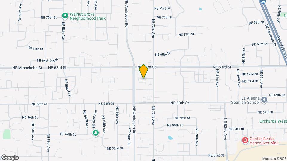 6108 NE 71st Ave Map and Location Details