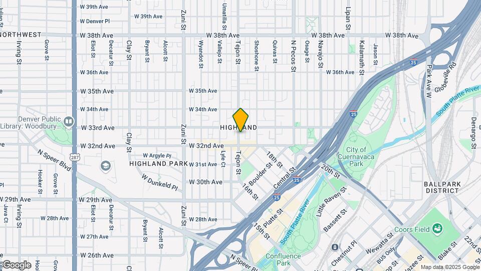 3232 N Tejon St Mapa y Detalles de la Ubicación