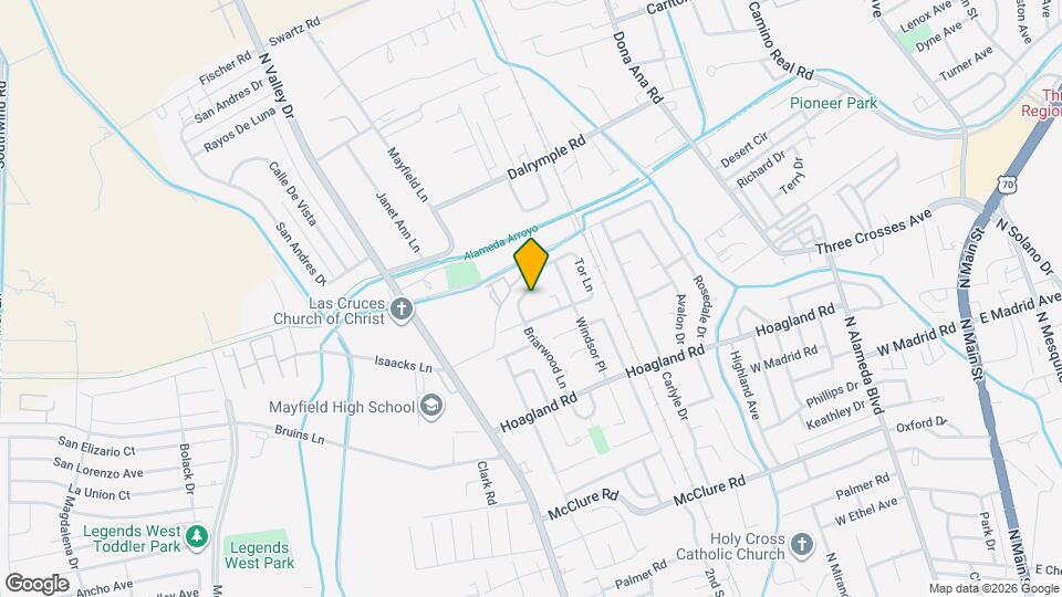 2074 Briarwood Ln Map and Location Details