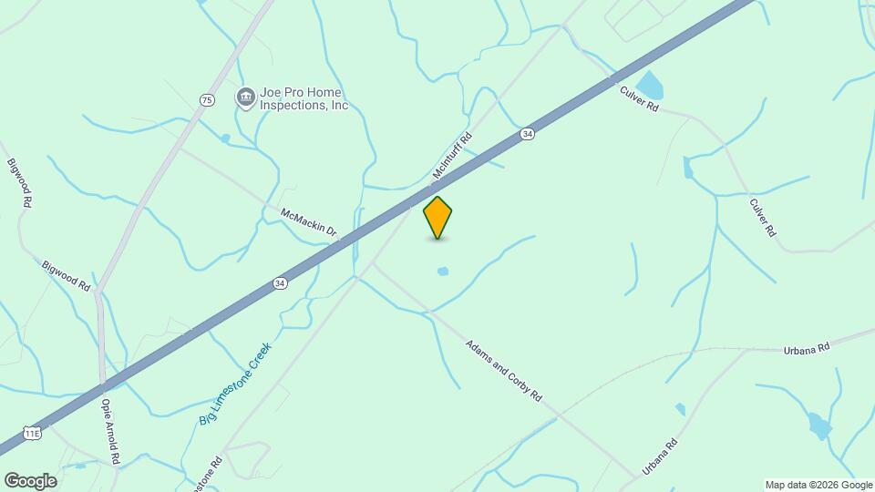 127 Adams and Corby Rd Map and Location Details