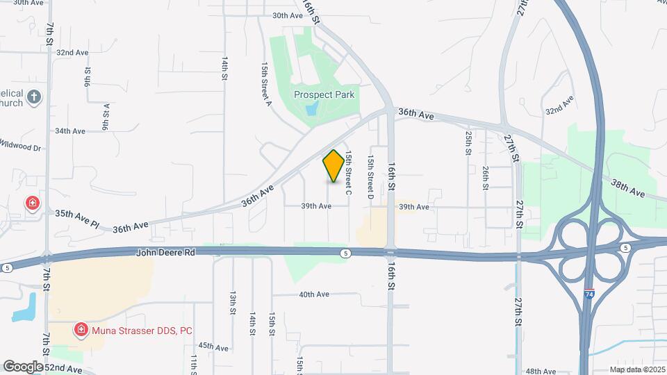 3824 15th Street B Map and Location Details