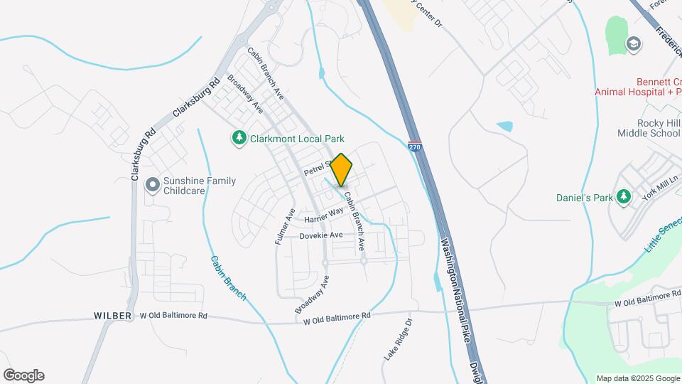 22228 Cabin Branch Ave Map and Location Details