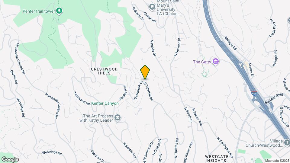 826 N Tigertail Rd Map and Location Details