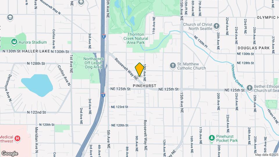 12520 Roosevelt Way NE Map and Location Details