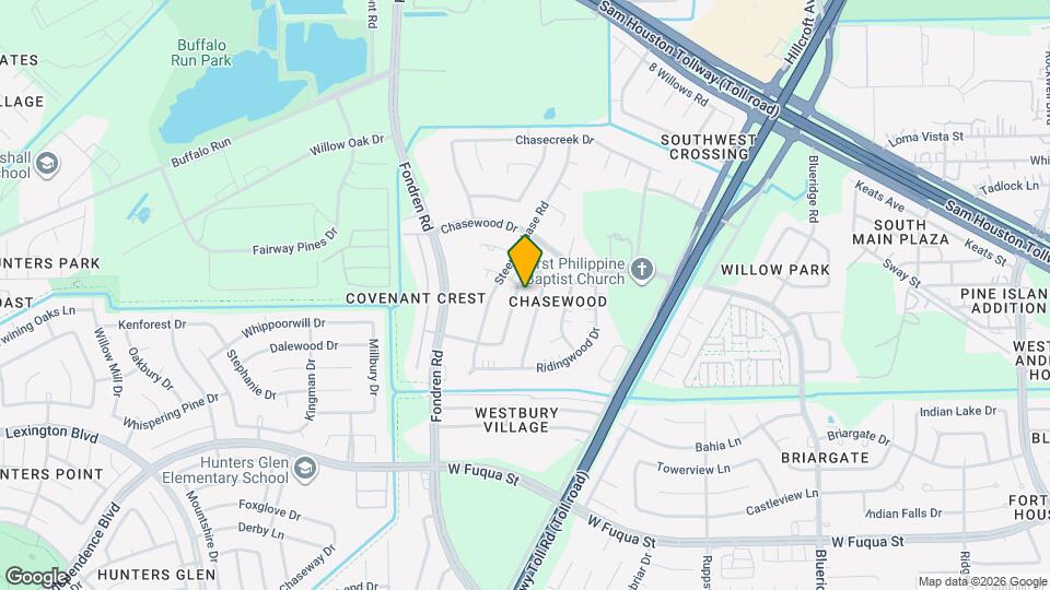 15111 Chasehill Dr Map and Location Details