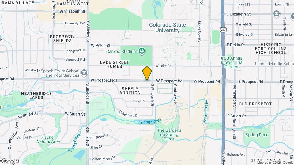 609 W Prospect Rd Map and Location Details