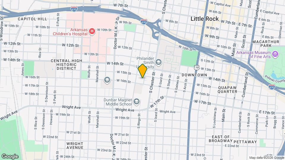 1516 S Ringo St Mapa y Detalles de la Ubicación