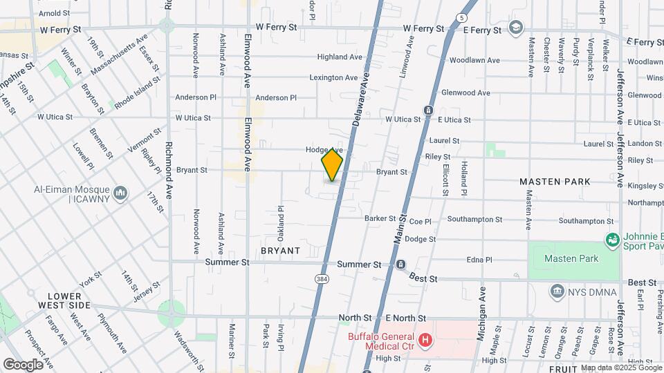 888 Delaware Ave Mapa y Detalles de la Ubicación