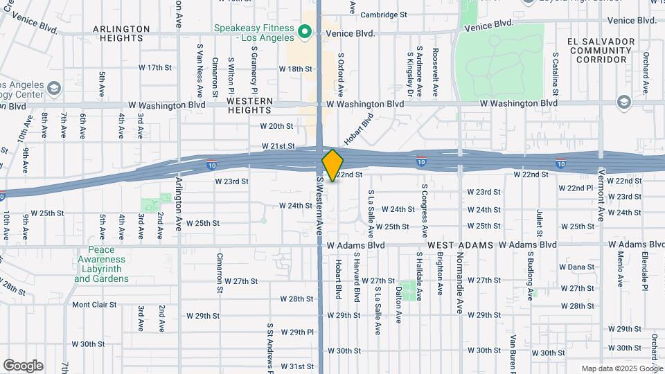 2217 S Hobart Blvd Map and Location Details