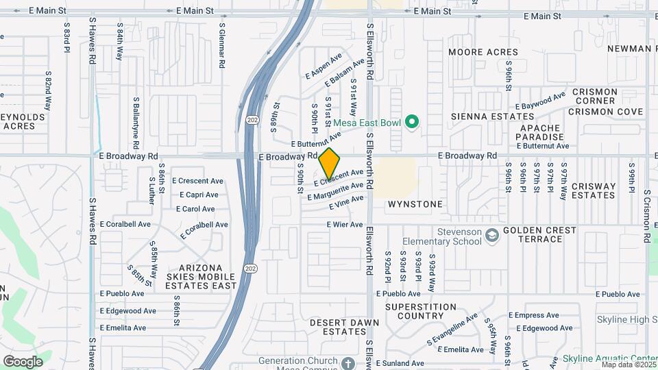 9047 E Crescent Ave Map and Location Details