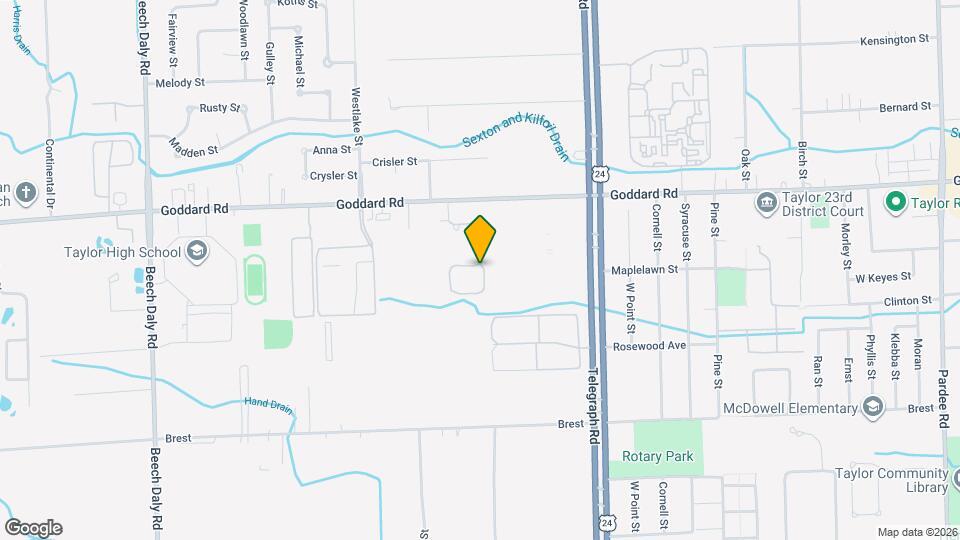 24538 Brookwood Ln Map and Location Details