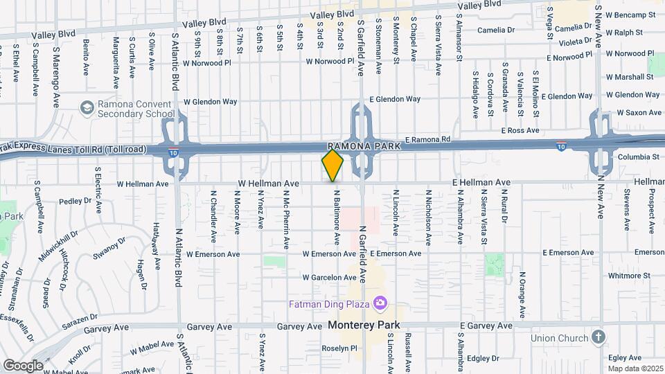 200 W Hellman Ave Mapa y Detalles de la Ubicación