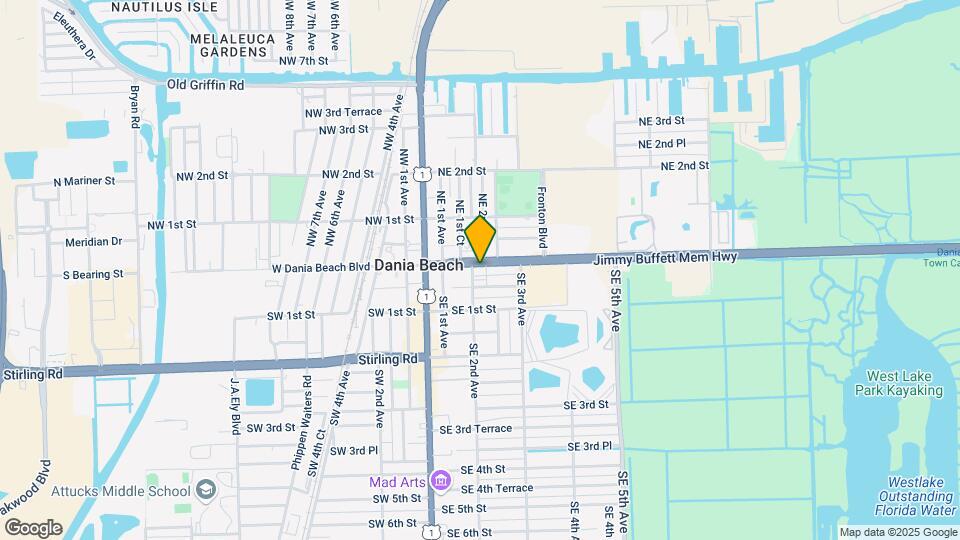 200 E Dania Beach Blvd Map and Location Details
