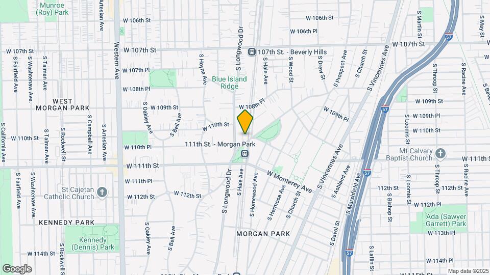 11026 S Prospect Ave Map and Location Details