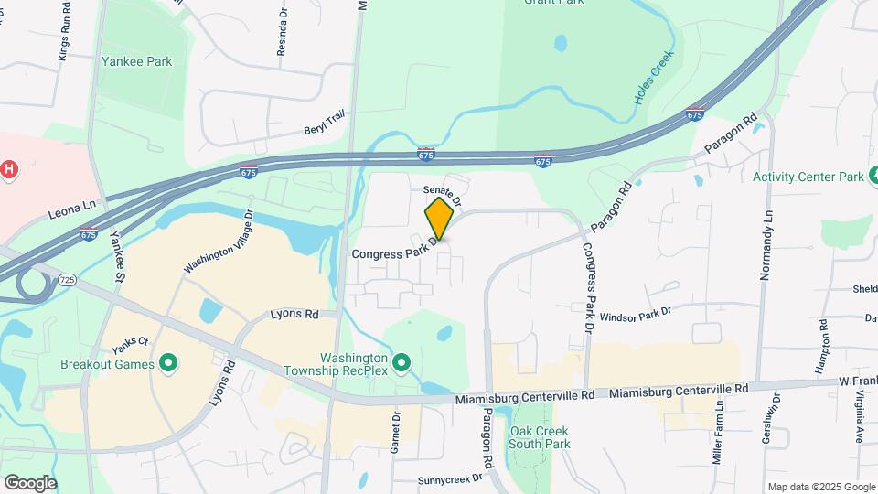 874 Congress Park Dr Map and Location Details
