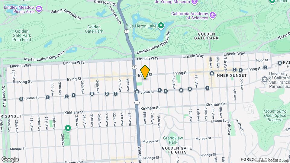 1336 18th Ave Map and Location Details