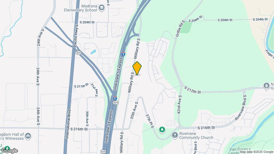 21008 Military Rd S Map and Location Details