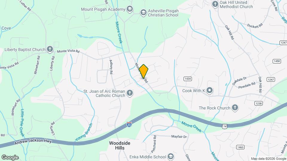 667 Monte Vista Rd Map and Location Details