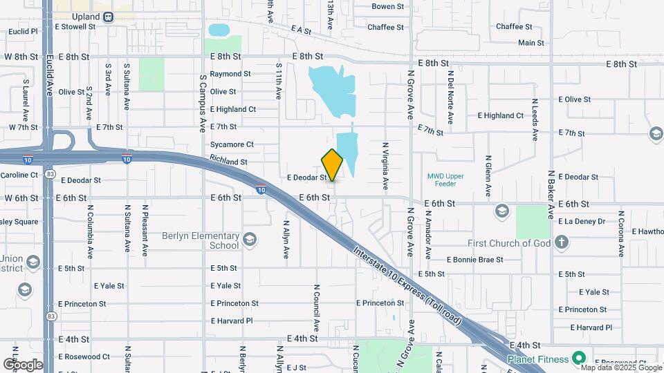 1525 N Holmes Ave Map and Location Details