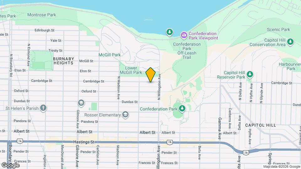 4442 Cambridge St Map and Location Details