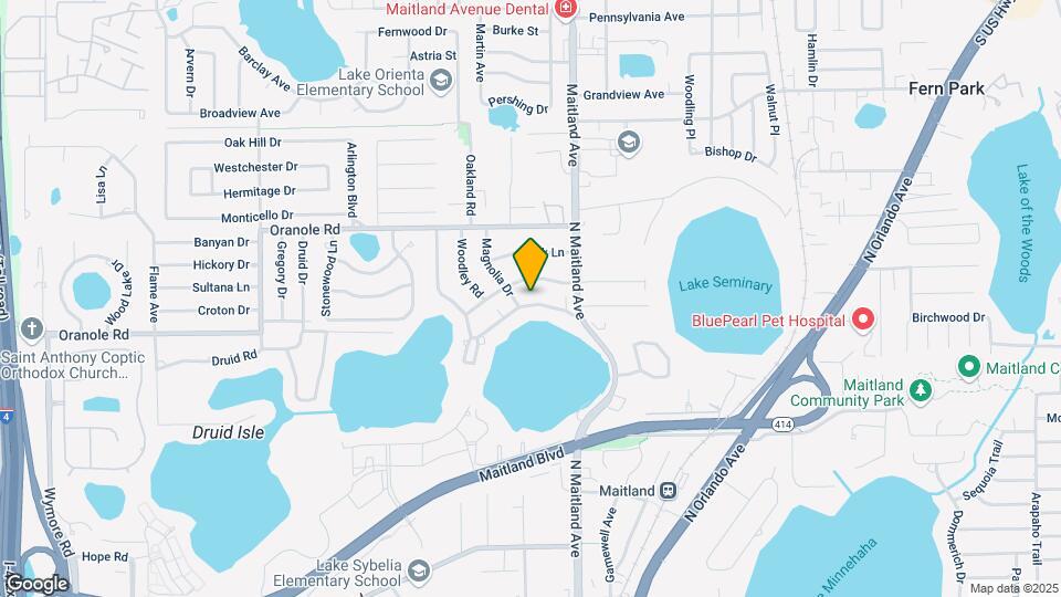 511 Lake Shore Dr Mapa y Detalles de la Ubicación