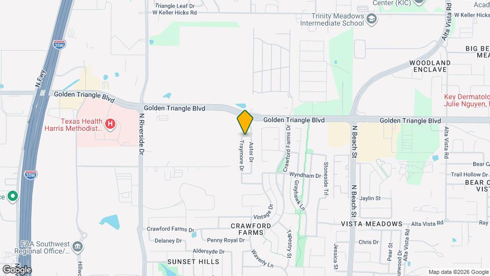 10736 Traymore Dr Map and Location Details