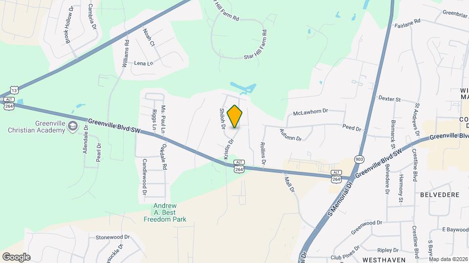 205 Kristin Dr Mapa y Detalles de la Ubicación