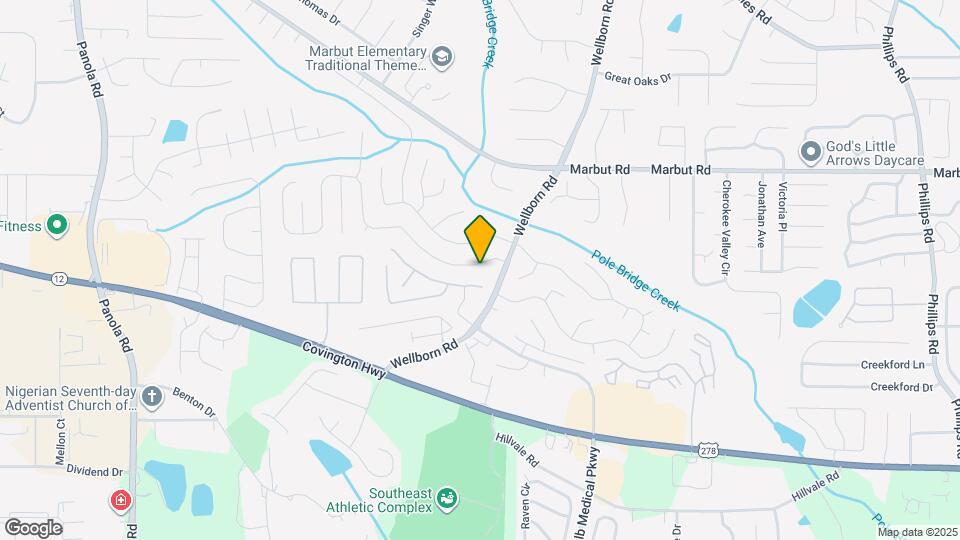5813 Wellborn Creek Dr Mapa y Detalles de la Ubicación