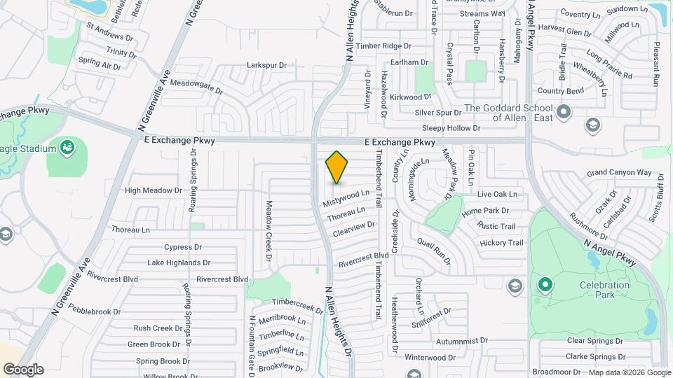 904 Rocky Creek Ln Map and Location Details