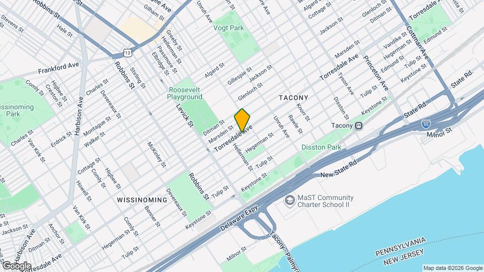 6529 Torresdale Ave Map and Location Details