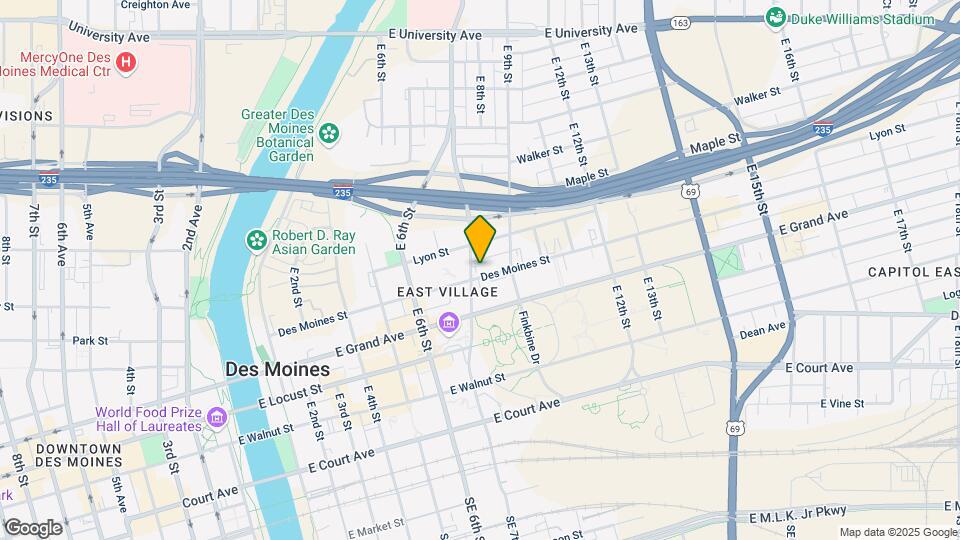 808 Des Moines St Map and Location Details