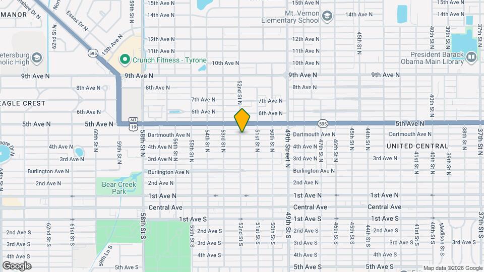5170 Dartmouth Ave N Map and Location Details