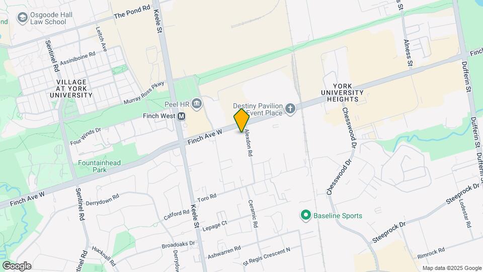 1235 Finch Ave W Map and Location Details