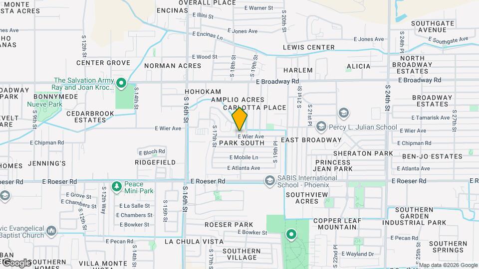 4657 S 17th Way Map and Location Details