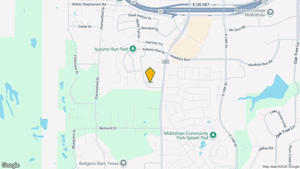 2634 Byrd Ranch Rd Mapa y Detalles de la Ubicación