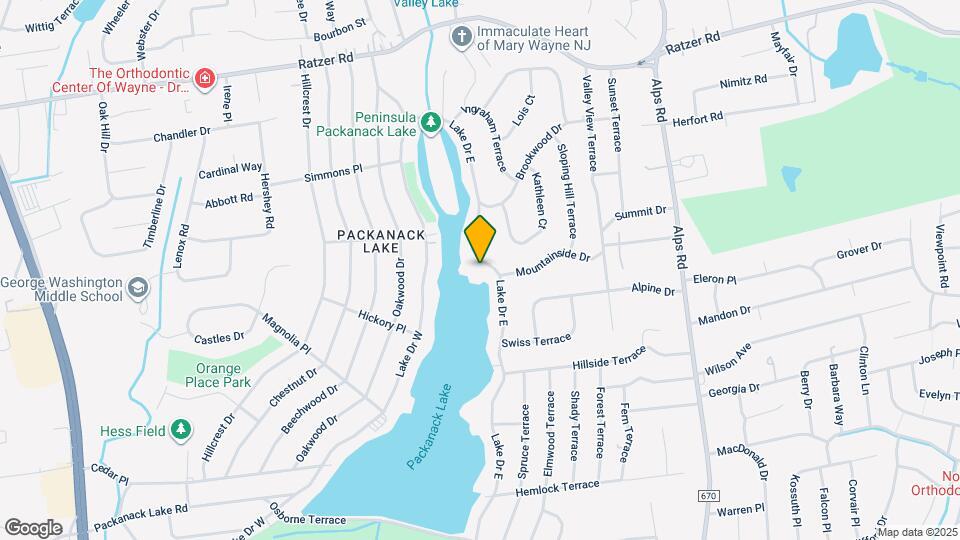 111 Lake Dr E Map and Location Details
