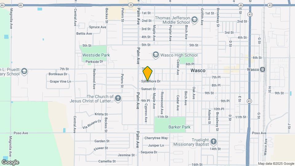 1937 Sycamore Dr Map and Location Details